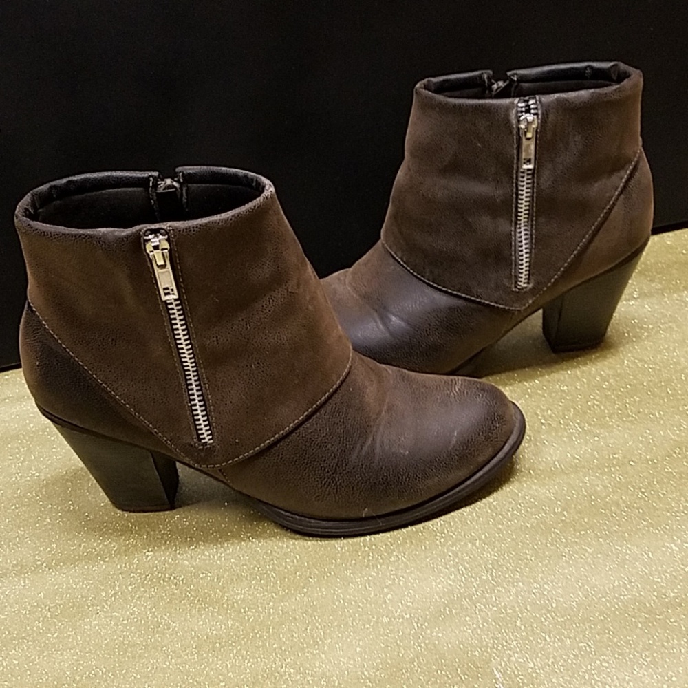 Womens Brown Ankle Boots